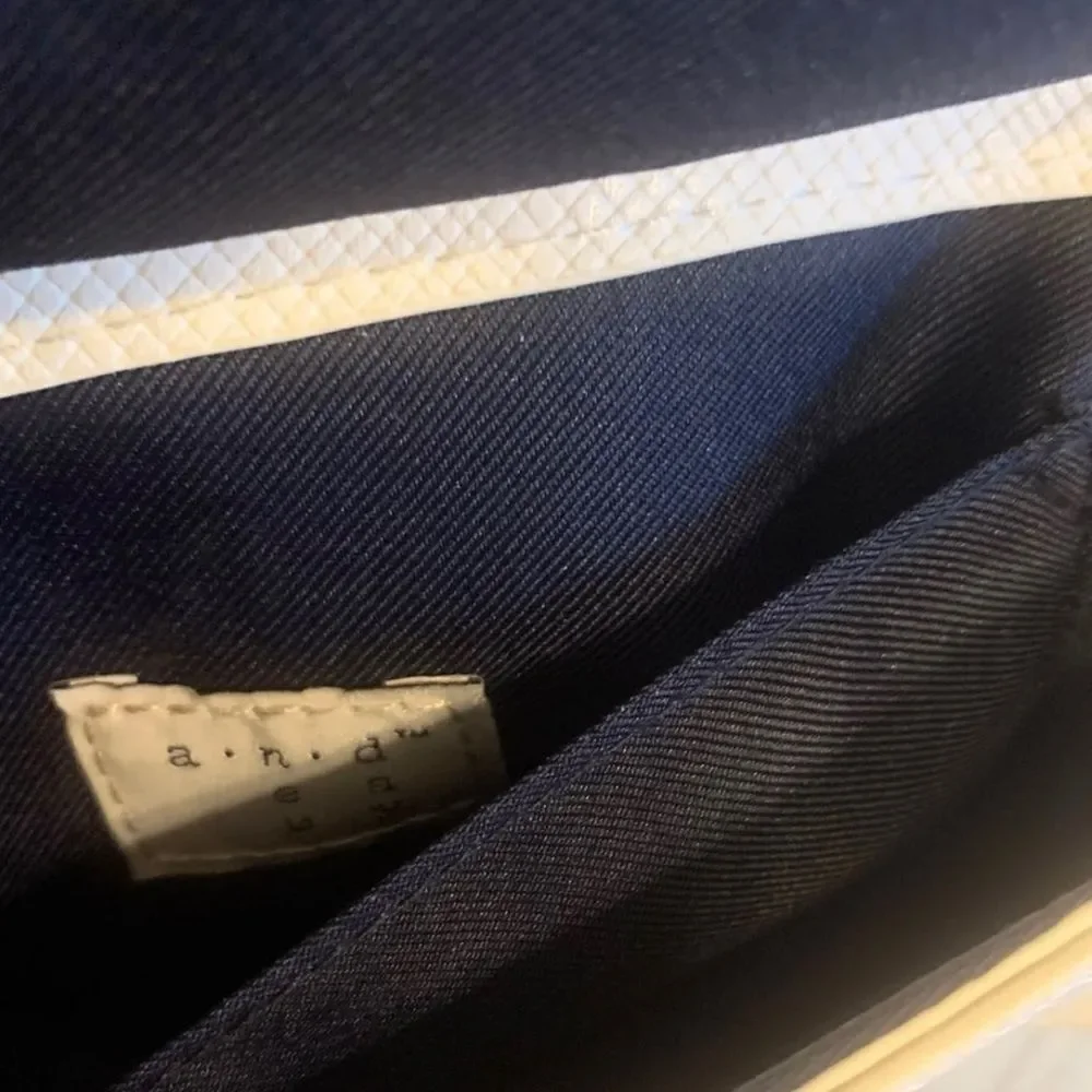 TARGET For A New Day Small White Buckle Purse With Strap